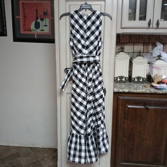 J. Crew Sleeveless Faux-Wrap Dress In Gingham Plaid Cotton Poplin - Picture 14 of 16